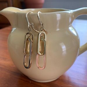 Gold Chain Link Earrings